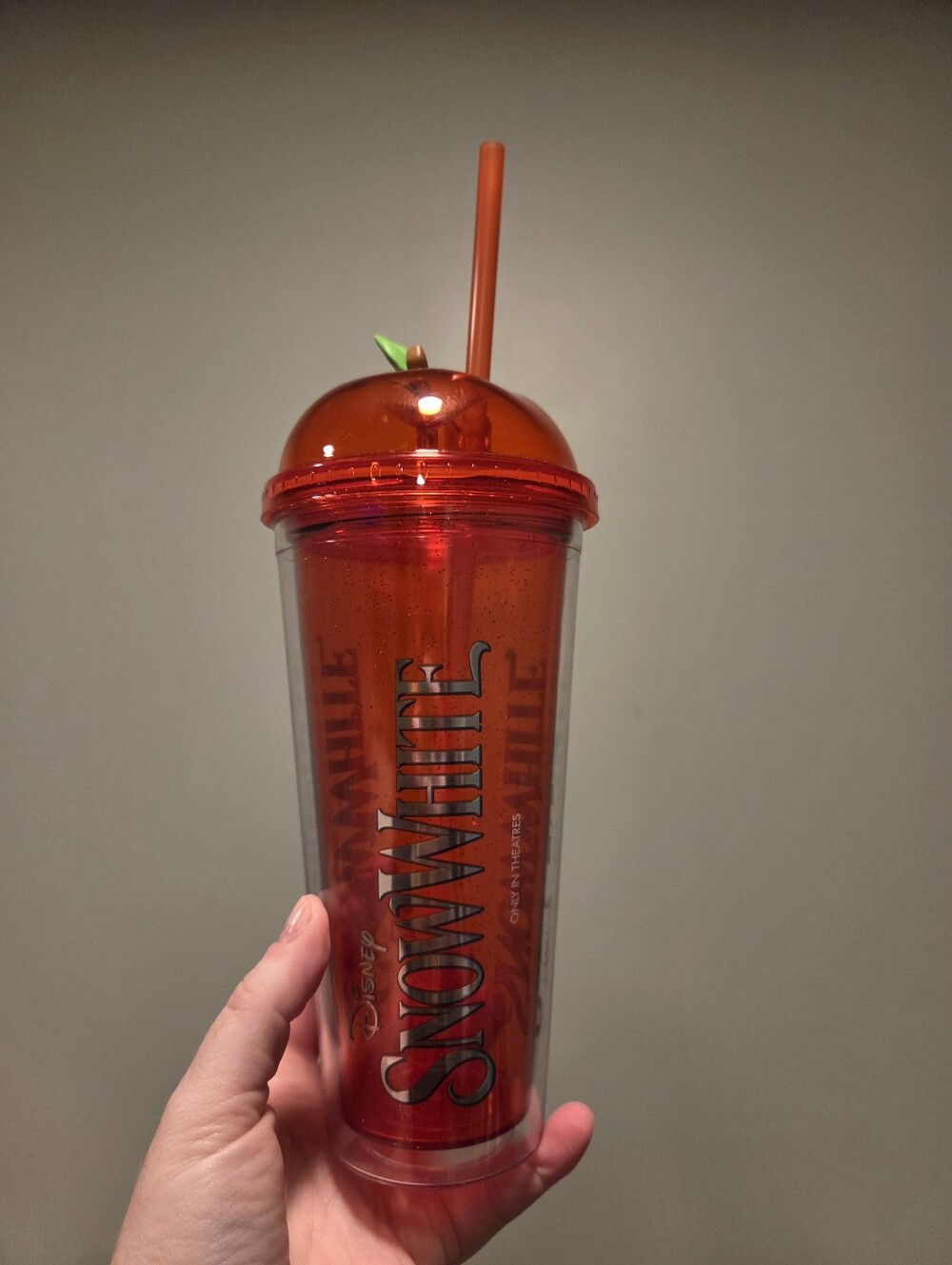 Snow White Apple Reusable Tumbler